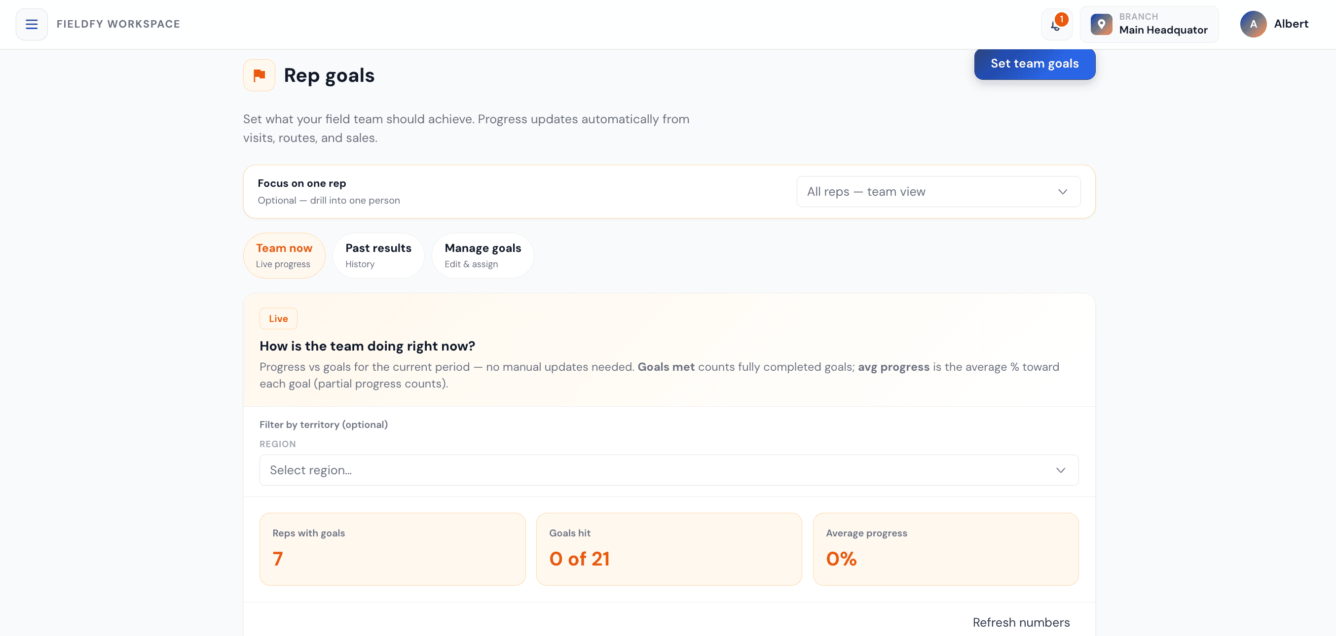 Reports and analytics