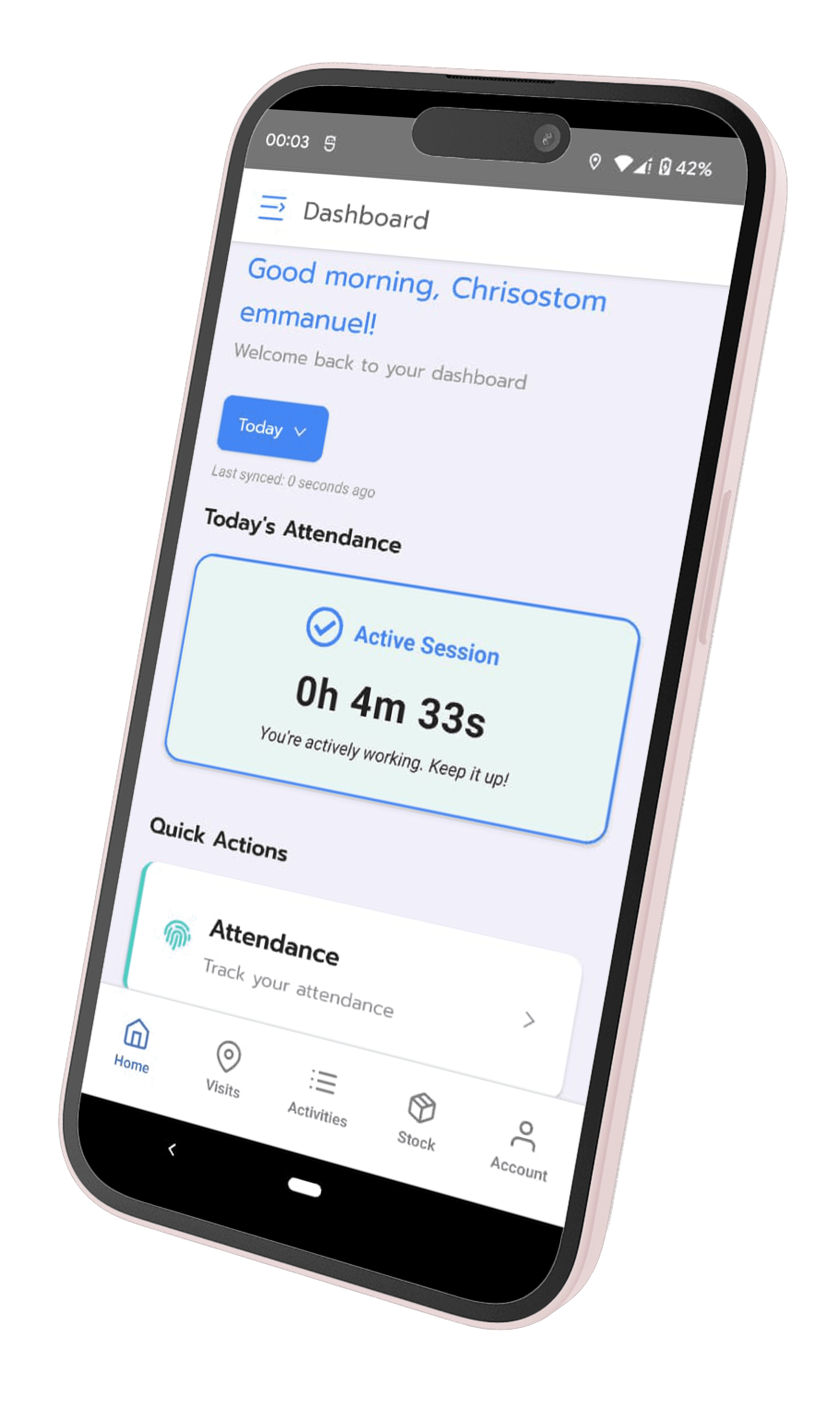 Fieldfy Mobile App Interface